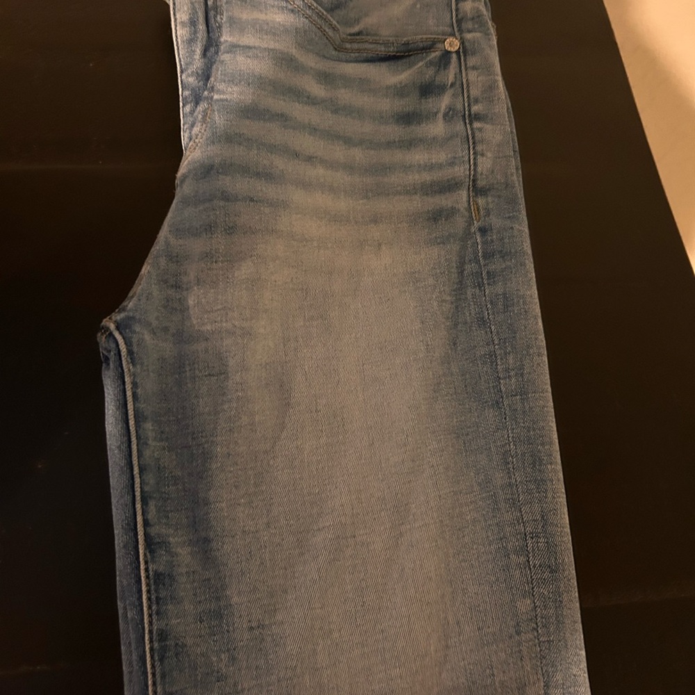 Buckle High Rise Women Jeans - Light Blue